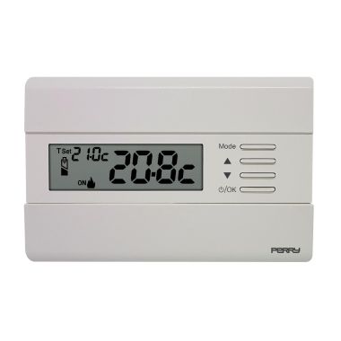 Termostato digitale a parete 3V serie SLIM bianco product photo Photo 01 3XL