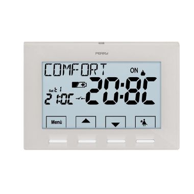 Termostato digitale a parete 3V serie NEXT bianco product photo Photo 01 3XL