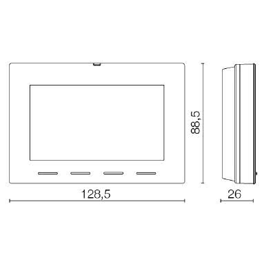 Termostato digitale a parete 230V serie NEXT bianco product photo Photo 06 3XL