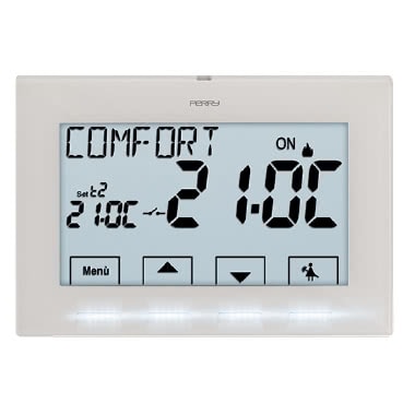Termostato digitale a parete 230V serie NEXT bianco product photo Photo 02 3XL