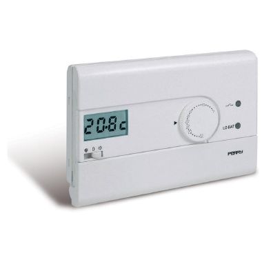Termostato digitale 230V serie “SLIM” con comando ON/OFF/RIDUZIONE NOTTURNA colore bianco product photo Photo 01 3XL