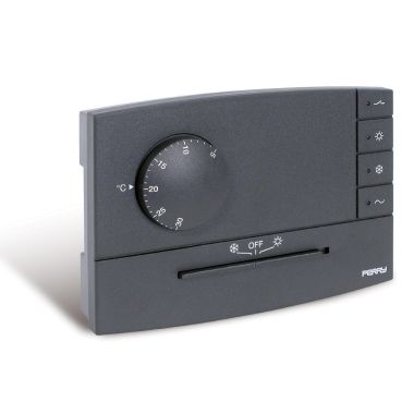 Termostato elettronico serie “ZEFIRO” con comando EST/INV colore antracite product photo Photo 01 3XL