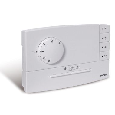 Termostato elettronico serie “ZEFIRO” con comando EST/INV colore bianco product photo Photo 01 3XL