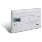 Termostato digitale 230V serie “SLIM” con comando ON/OFF/RIDUZIONE NOTTURNA colore bianco product photo