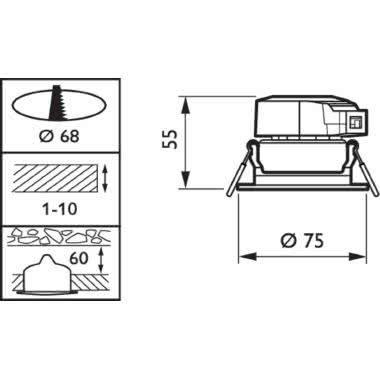 Ledinaire ClearAccent - Downlight/spot/floodlight product photo Photo 02 3XL