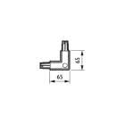 3-circuit track - Angolo esterno 90° CCPE - L-COUPLER EXTERNAL product photo