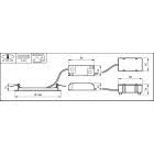 LED Module, system flux 1000 lm - 840 bianco neutro - Power supply unit - Classe di isolamento II - Bianco RAL9016 - Colore: Bianco RAL9016 product photo