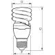Tornado T2 - Compact fluorescent lamp with integrated ballast - Classe di efficienza energetica (ELL): A - Temperatura di colore correlata (Nom): 6500 product photo Photo 03 2XS