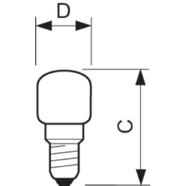 Tubolare - Incandescent lamp tube-shaped - Classe di efficienza energetica (ELL): E - Temperatura di colore correlata (Nom): 2700 K product photo Photo 03 3XL