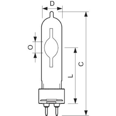 MASTERColour CDM-T - Halogen metal halide lamp without reflector - Potenza: 250.0 W - Classe di efficienza energetica (ELL): A+ product photo Photo 03 3XL