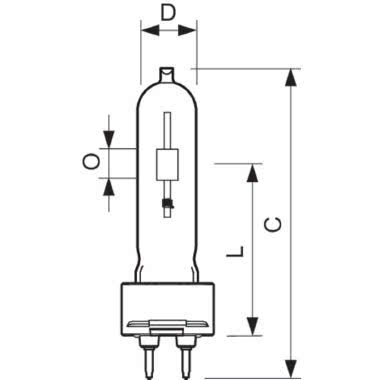 MASTERColour CDM-T - Halogen metal halide lamp without reflector - Potenza: 35.0 W - Classe di efficienza energetica (ELL): A product photo Photo 03 3XL