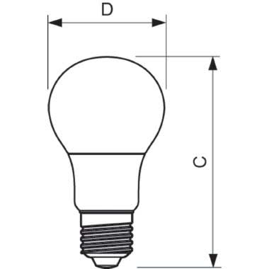 CorePro LEDbulb - LED-lamp/Multi-LED - Classe di efficienza energetica (ELL): A+ - Temperatura di colore correlata (Nom): 3000 K product photo Photo 02 3XL