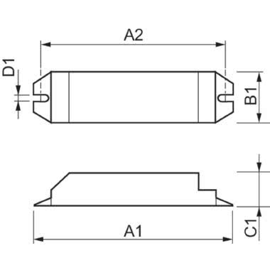 Ballast - HF-Essential II for TL5/TL-D - Tipo di lampada: TL-D II - Numero di lampade: 1/2 product photo Photo 02 3XL