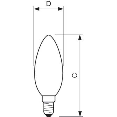 Lampadine a goccia e a oliva Classic LED con vetro smerigliato - LED-lamp/Multi-LED - Classe di efficienza energetica (ELL): A++ product photo Photo 02 3XL