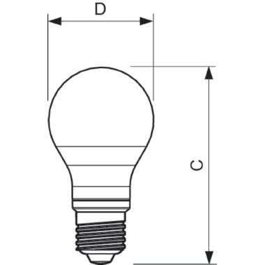Classic LED Lamps - LED-lamp/Multi-LED - Classe di efficienza energetica (ELL): A++ - Temperatura di colore correlata (Nom): 2700 K product photo Photo 03 3XL