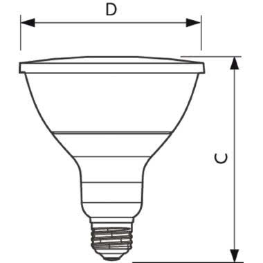 MASTER LEDspot PAR - LED-lamp/Multi-LED - Classe di efficienza energetica (ELL): A+ - Temperatura di colore correlata (Nom): 2700 K product photo Photo 03 3XL