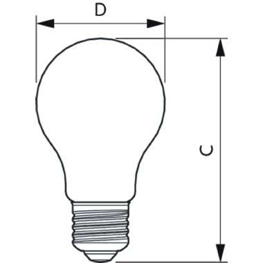 Classic filament LEDbulbs - LED-lamp/Multi-LED - Classe di efficienza energetica (ELL): A++ - Temperatura di colore correlata (Nom): 2700 K product photo Photo 03 3XL