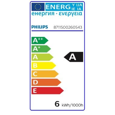 MASTER PL-S 4 Pin - Compact fluorescent lamp without integrated ballast - Potenza: 5 W - Classe di efficienza energetica (ELL): A product photo Photo 02 3XL