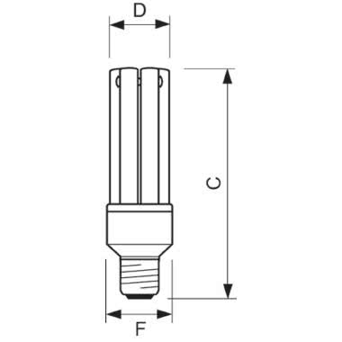MASTER PL-Electronic - Compact fluorescent lamp with integrated ballast - Classe di efficienza energetica (ELL): A product photo Photo 03 3XL
