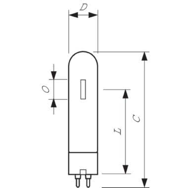 MASTER SDW-T - High pressure sodium-vapour lamp - Potenza: 50.0 W - Classe di efficienza energetica (ELL): B product photo Photo 03 3XL