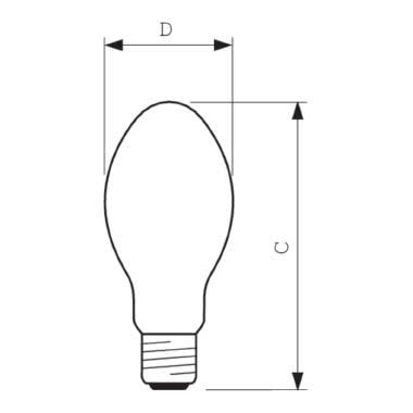 MASTER SON PIA Plus - High pressure sodium-vapour lamp - Potenza: 100.0 W - Classe di efficienza energetica (ELL): A+ product photo Photo 03 3XL