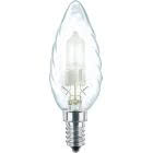Halogen Classic Twisted Candle B35 - High voltage halogen lamp - Classe di efficienza energetica (ELL): D product photo