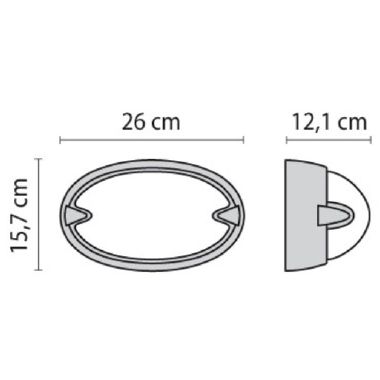 Prisma CHIP OV 25 BIANCO product photo Photo 03 3XL
