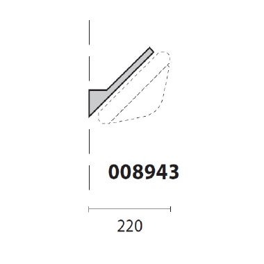 Prisma Mensola a parete per lampade delta - serie superdelta product photo Photo 01 3XL