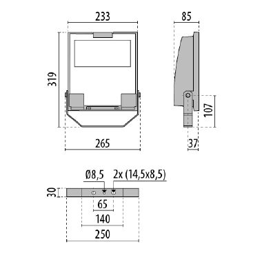 Prisma GUELL 1/A40/W 40 30K-94 ETRC 220-240V product photo Photo 06 3XL