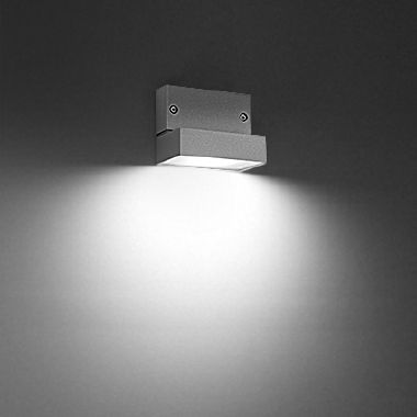 Prisma LAMPADA DA INCASSO A PARETE POLO+ ZERO 6,5W 3000K GRIGIO product photo Photo 05 3XL