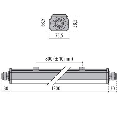 Prisma NORMA+120 45 S/EW 840 GR-RAL7035 EM product photo Photo 03 3XL