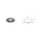 FARETTO BIJOU HALO 20 WATT O 35 WATT ATTACCO GU4 DIAMETRO FORO 43MM NICHELATO product photo Photo 01 2XS