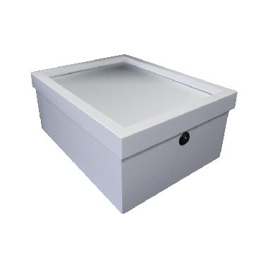 Contenitori di comando ALUFRAME, dimensioni 400 x 400 x 150 mm (LxAxP) product photo Photo 01 3XL