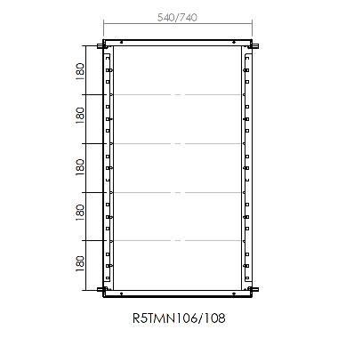 Telaio modulare solo struttura, dimensioni 1000 x 600 mm (AxL) product photo Photo 01 3XL