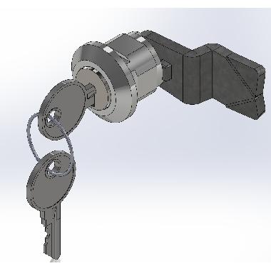 Chiusura completa (con chiavi uguali in metallo) per chiusura a box product photo Photo 01 3XL