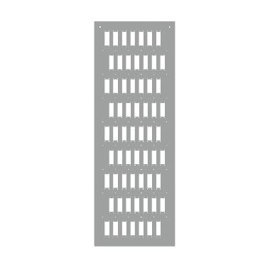 Pannello porta connettori per armadi CQE, dimensioni 2000 x 500 mm (AxL) product photo Photo 01 3XL