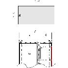Porta modulare cieca, dimensioni 600 x 400 (LxA) product photo