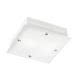 PLAFONIERA QUADRATA VETRO BIANCO A LED product photo Photo 01 2XS