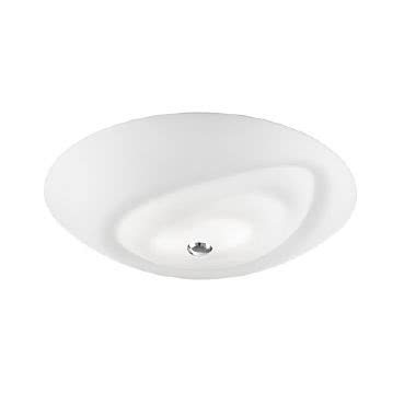 PLAFONIERA IN VETRO SATINATO BIANCO product photo Photo 01 3XL
