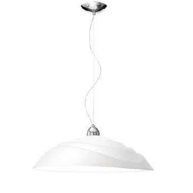 SOSPENSIONE IN VETRO SATINATO BIANC product photo Photo 01 3XL