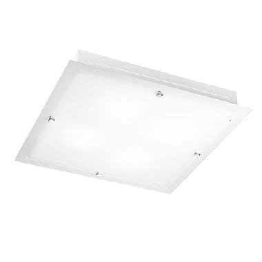 PLAFONIERA QUADRATA VETRO BIANCO product photo Photo 01 3XL