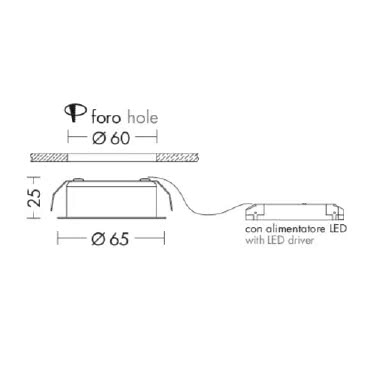 FARETTO INCASSO LED product photo Photo 02 3XL