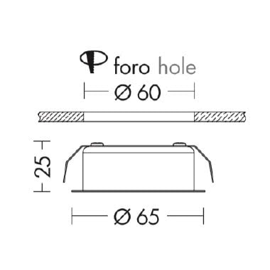 FARETTO INCASSO ALOGENO 12V/14W product photo Photo 02 3XL