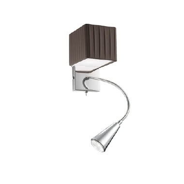 LAMPADA DA PARETE PLISSE' BIANCO product photo Photo 01 3XL