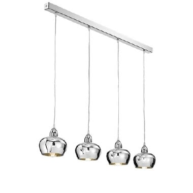 SOSPENSIONE VETRI CROMO-AMBRA product photo Photo 01 3XL