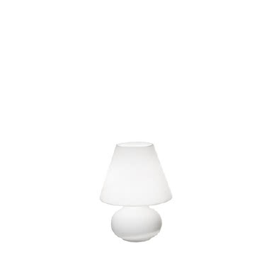 LAMPADA DA TAVOLO VETRO BIANCO LATTE product photo Photo 01 3XL