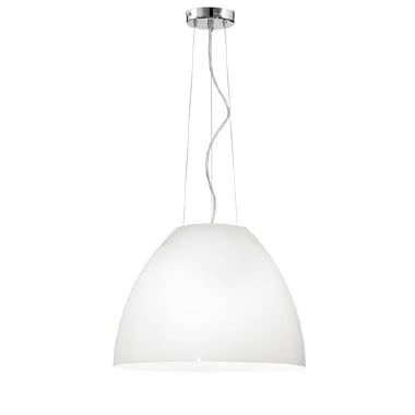 SOSPENSIONE IN VETRO BIANCO LATTE product photo Photo 01 3XL