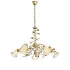 LAMPADARIO IN METALLO VERNICIATO E VETRO product photo