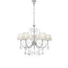 LAMPADARIO IN METALLO CON PARALUMI product photo