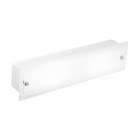 APPLIQUE RETTANGOLARE VETRO BIANCO product photo